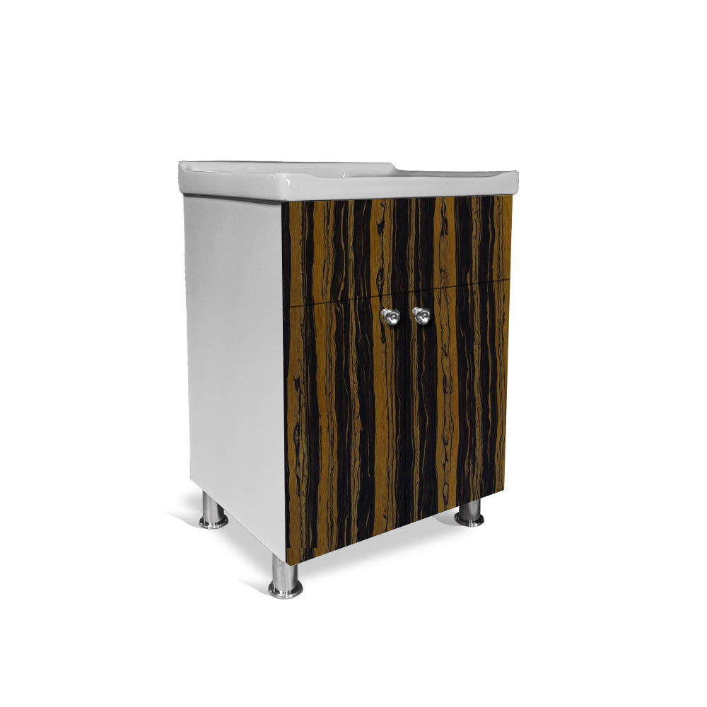 Wash Basin Vanity With Cabinet High Quality HDHMR Engineered Wood