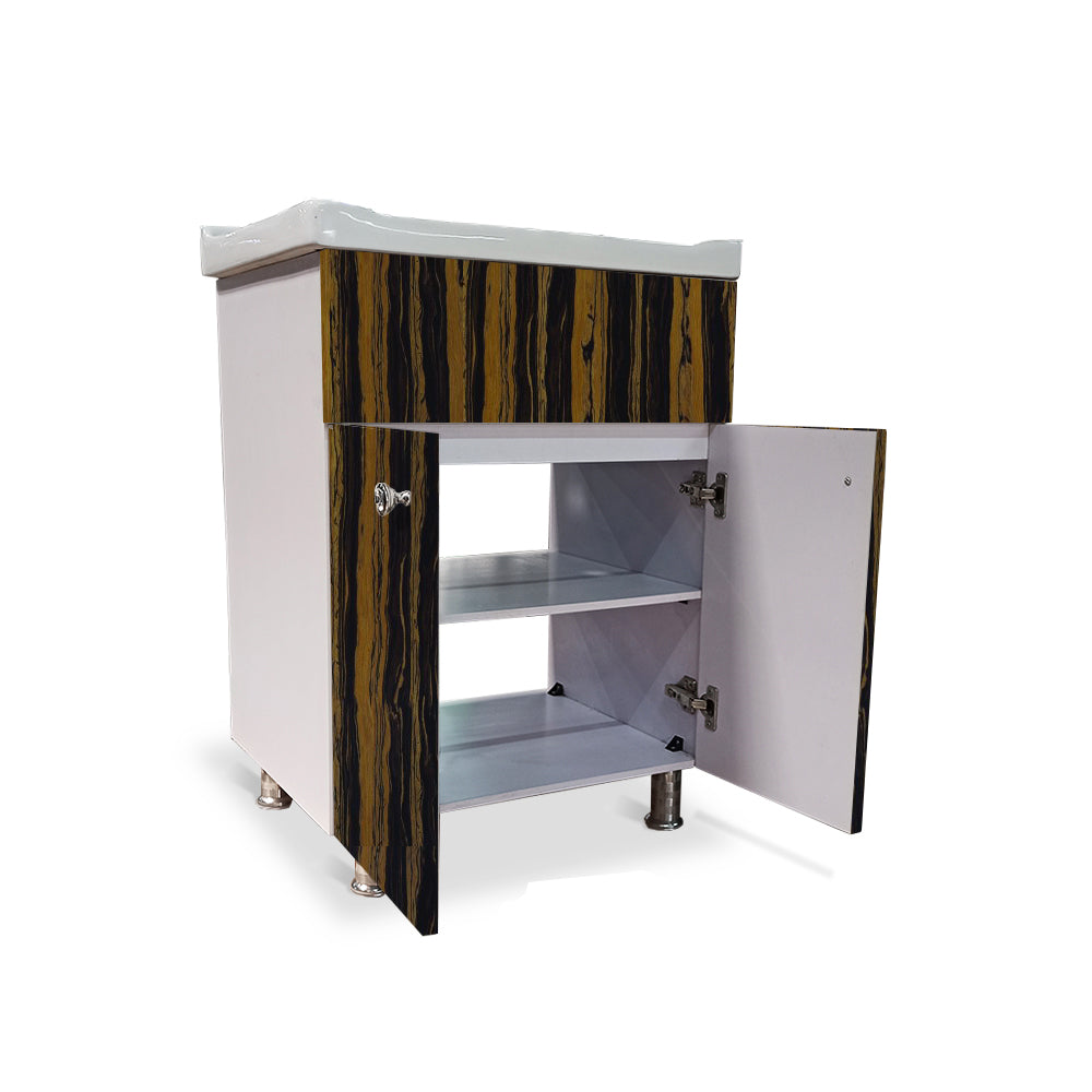 Wash Basin Vanity With Cabinet High Quality HDHMR Engineered Wood