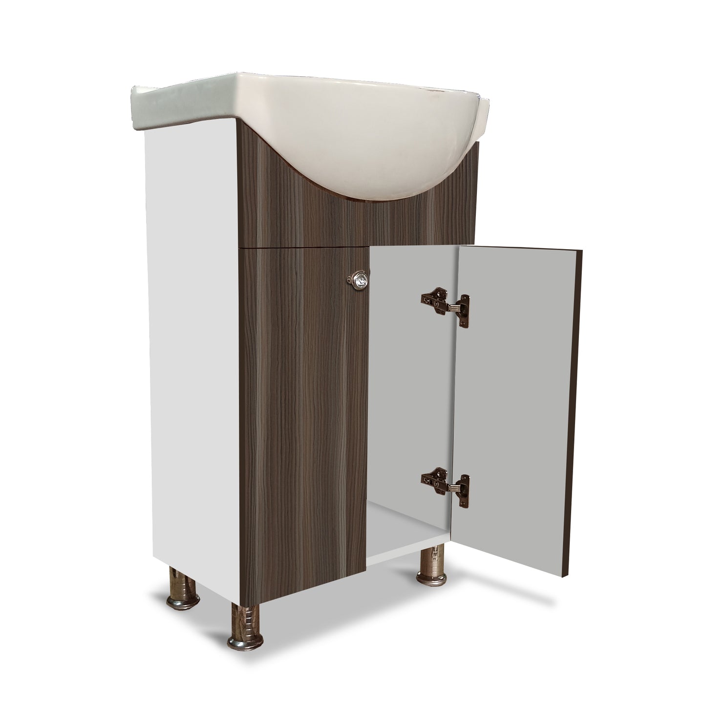 High Quality HDHMR Engineered Wood Wash Basin Cabinet