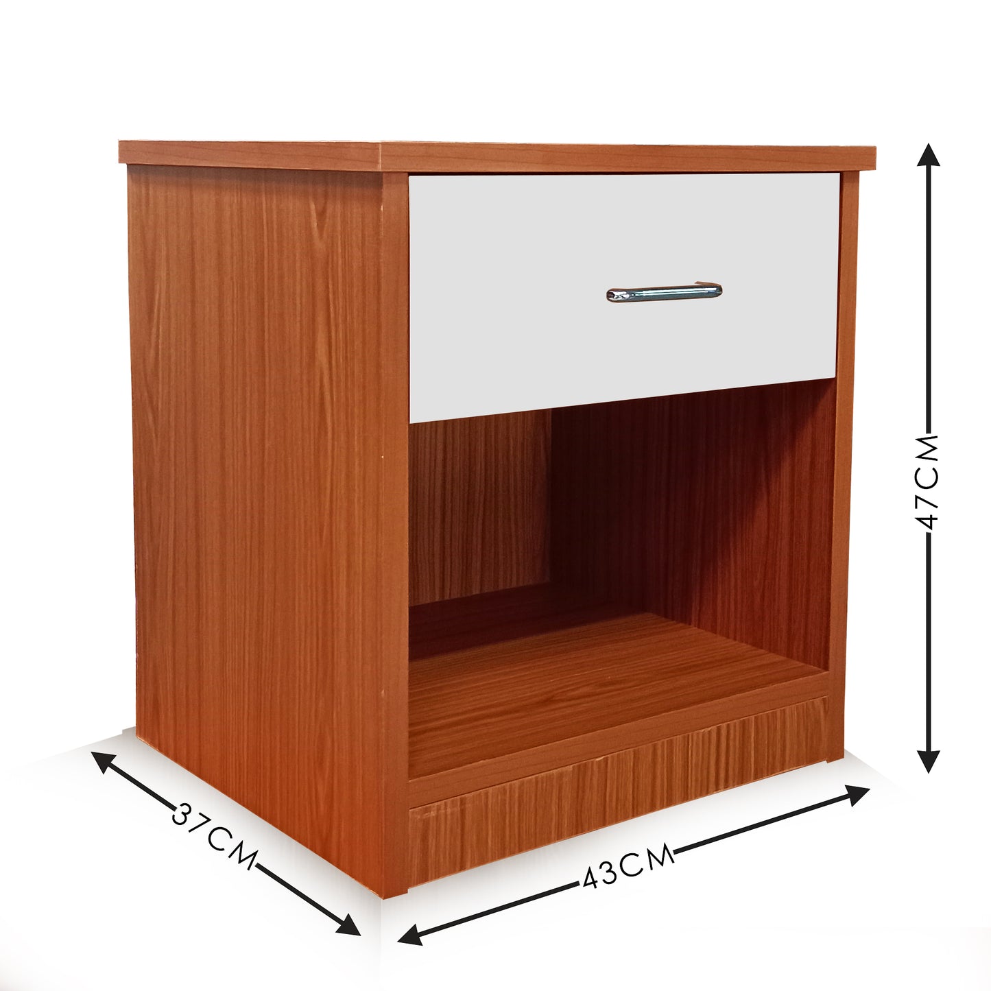 Engineered Wood Bed Side Table Rectangular Stool Table