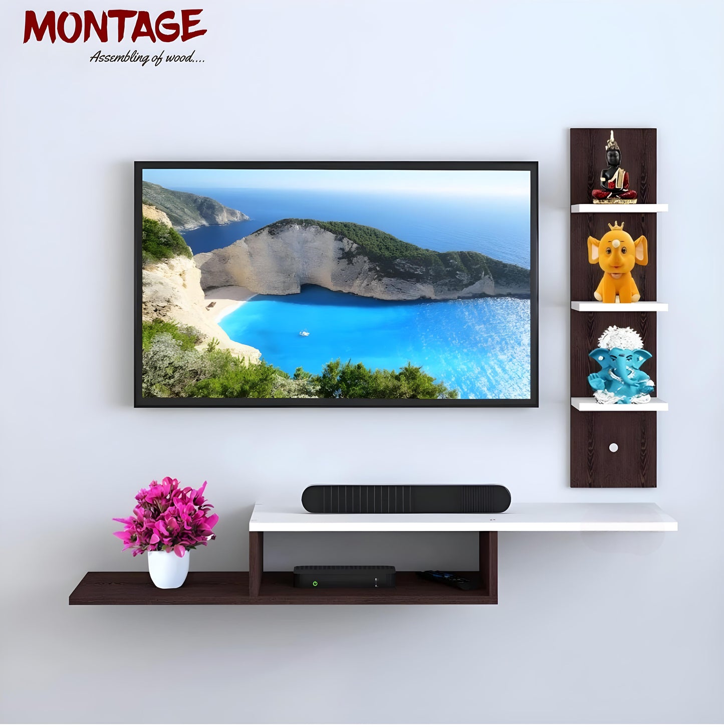 Odestar Odestar Engineered Wood TV Entertainment Unit Set Top Box Stand