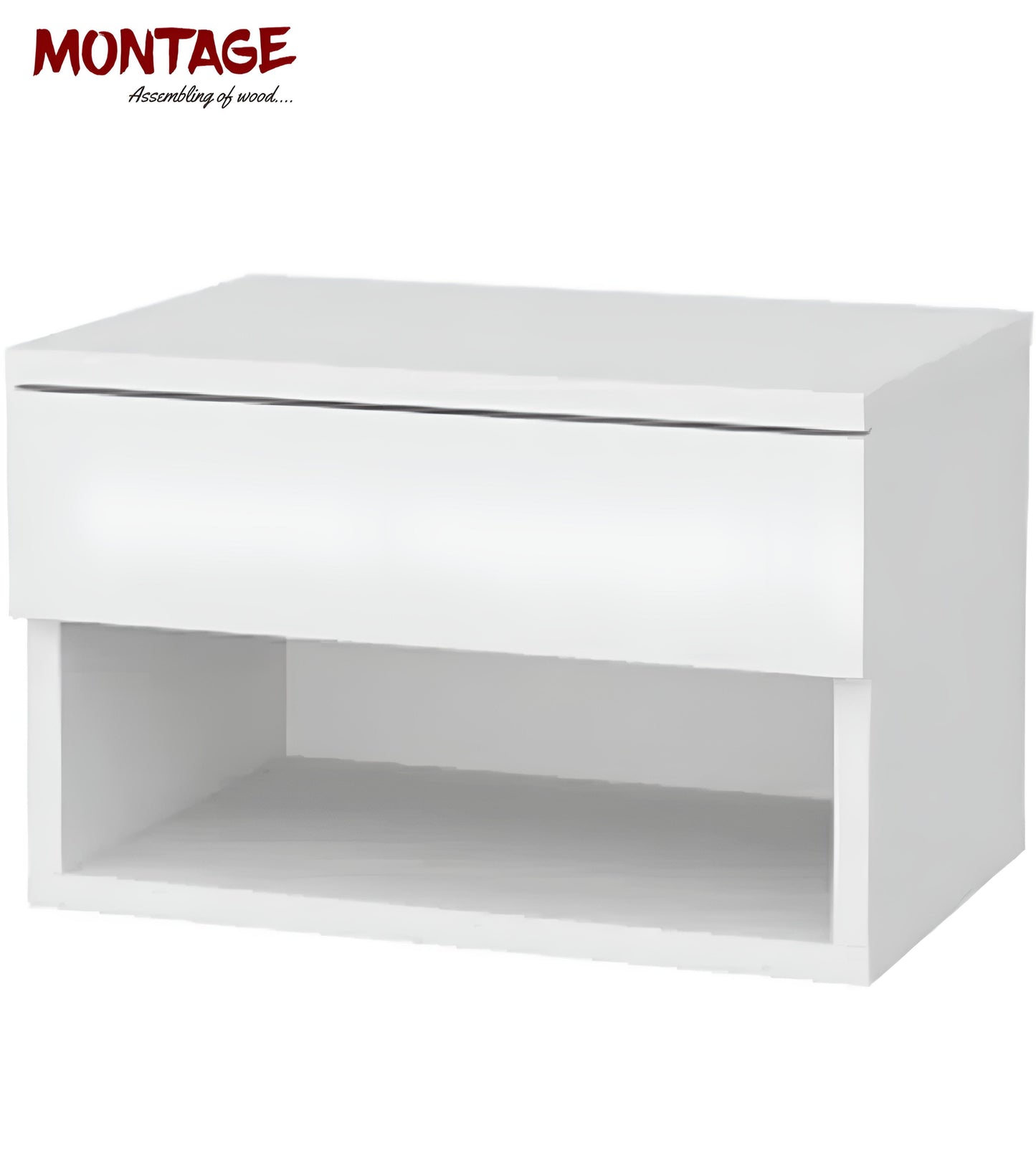Wall Hang Bed Side Table With Drawer for Bedroom