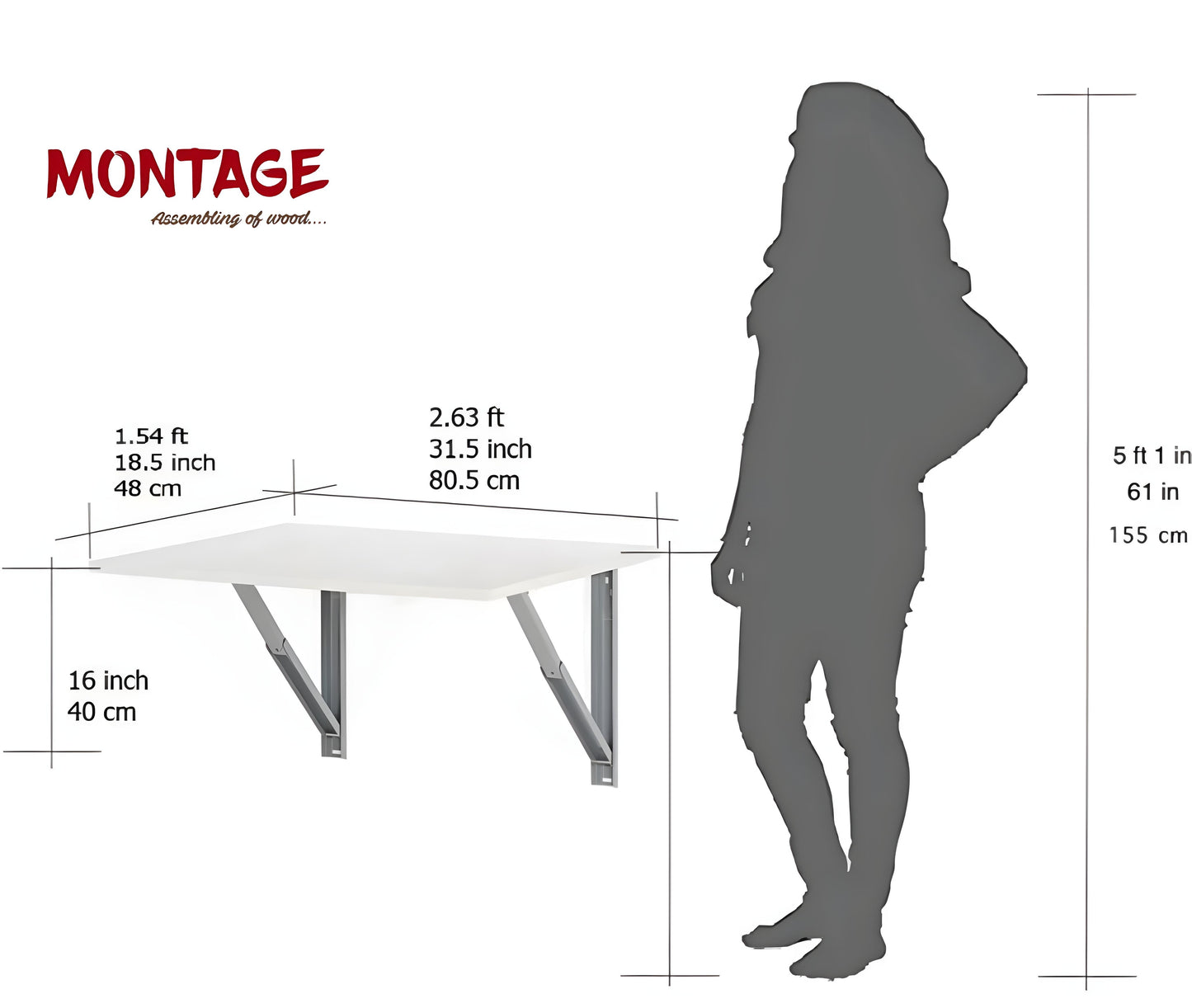 Compal Solid Wood Study Table