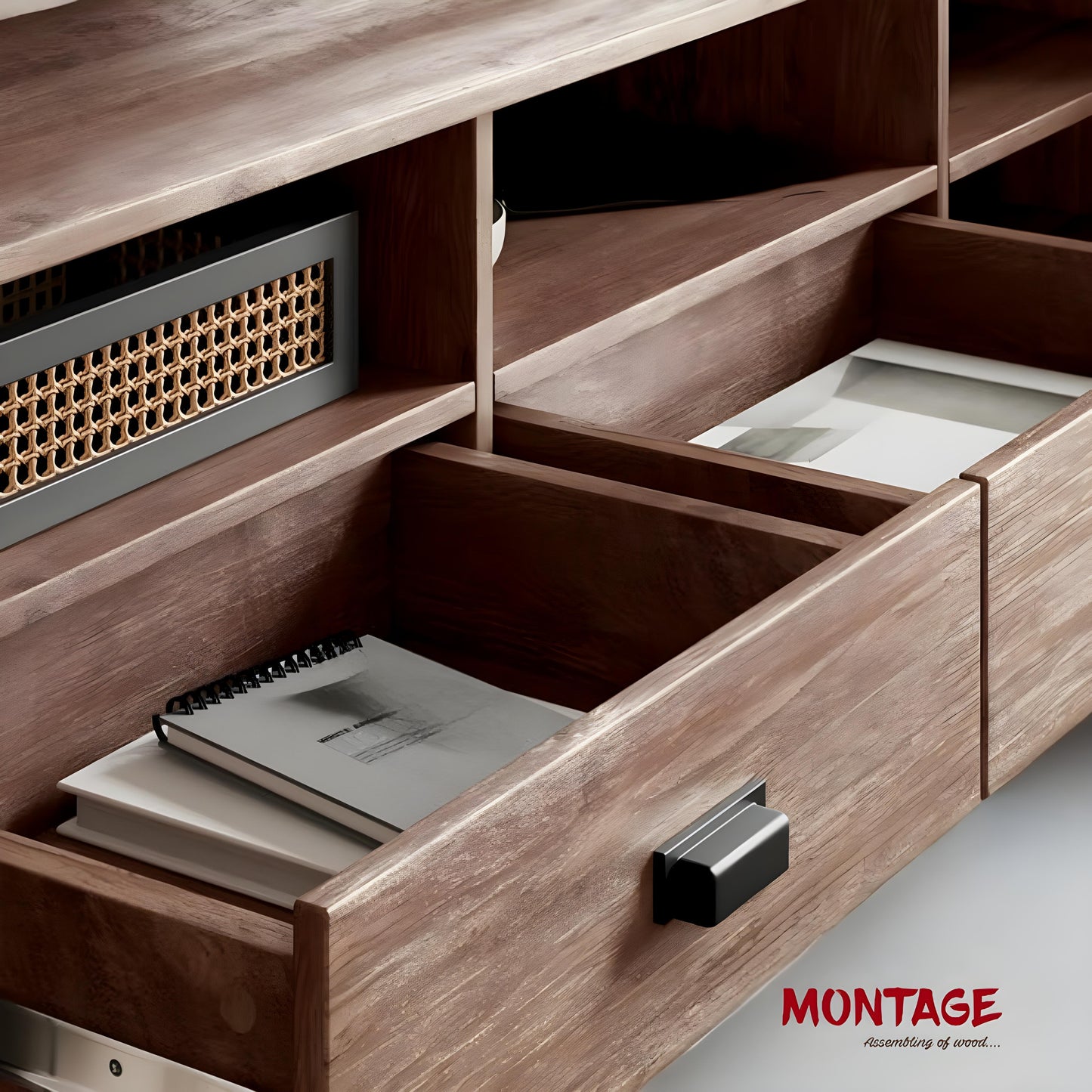 Mid-Century Elegance Media Console
