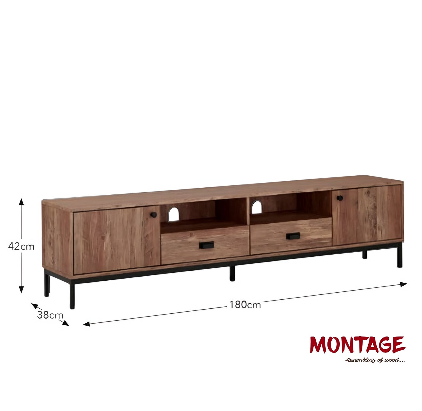 Mid-Century Elegance Media Console