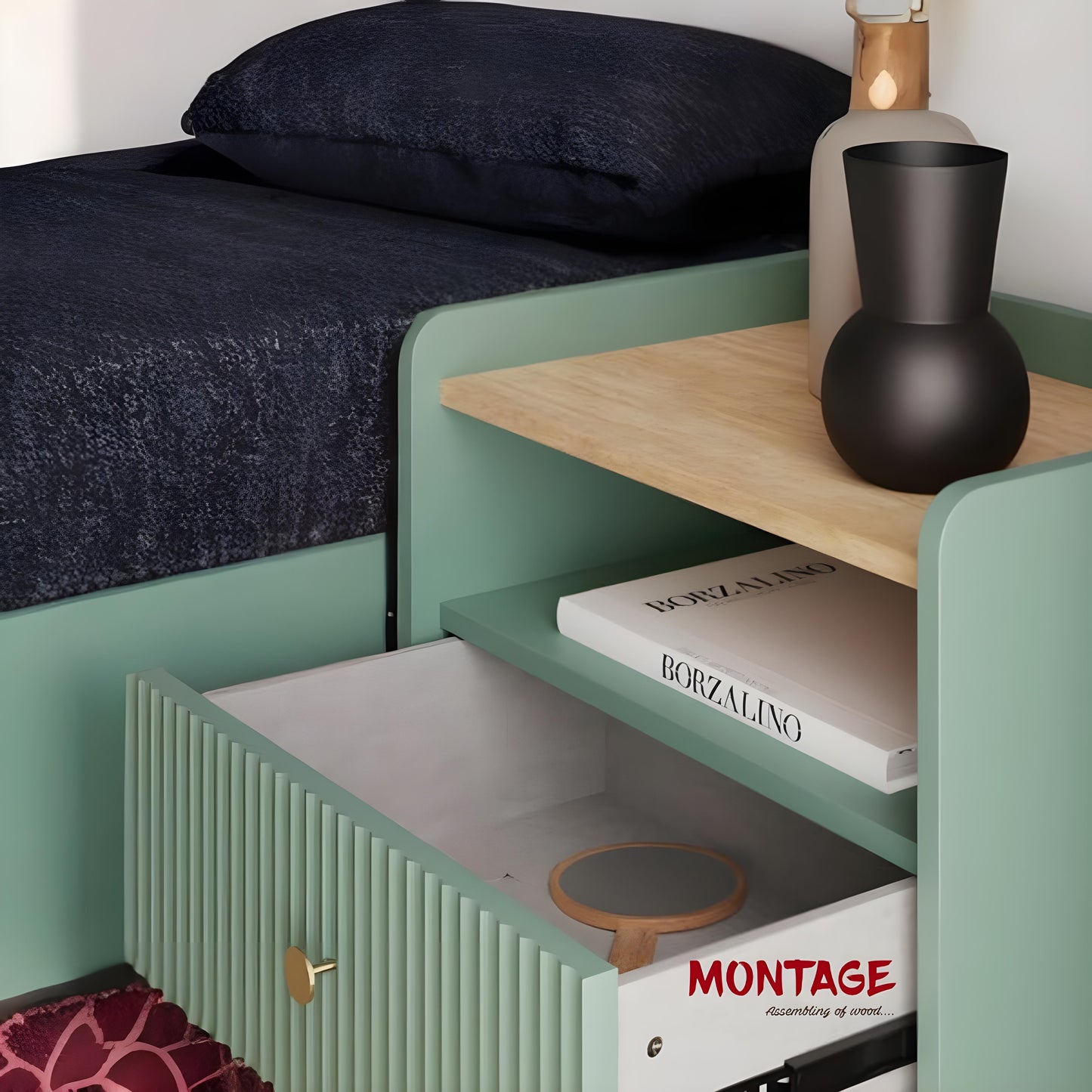 Georgi 1 Drawer Bedside Table