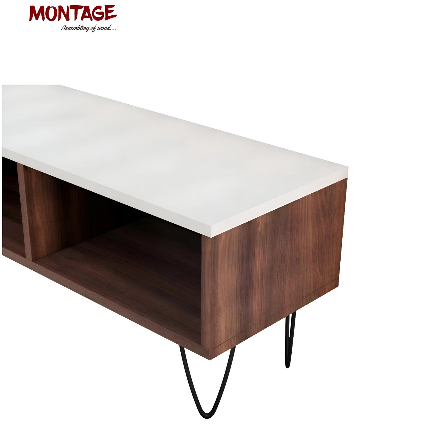 LED TV Cabinet 50 INCH for Living Room with Open Storage