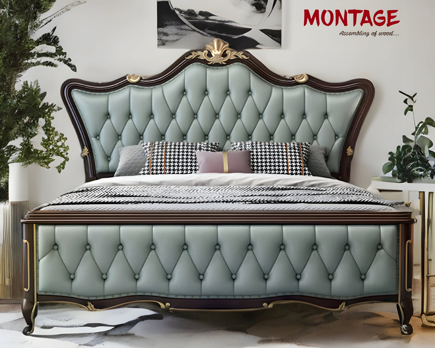 Majestic Oasis American Style upholstered Bed
