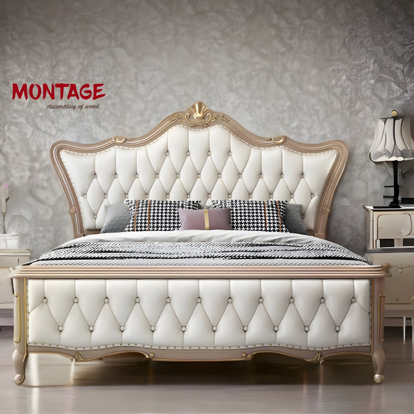 Majestic Oasis American Style upholstered Bed
