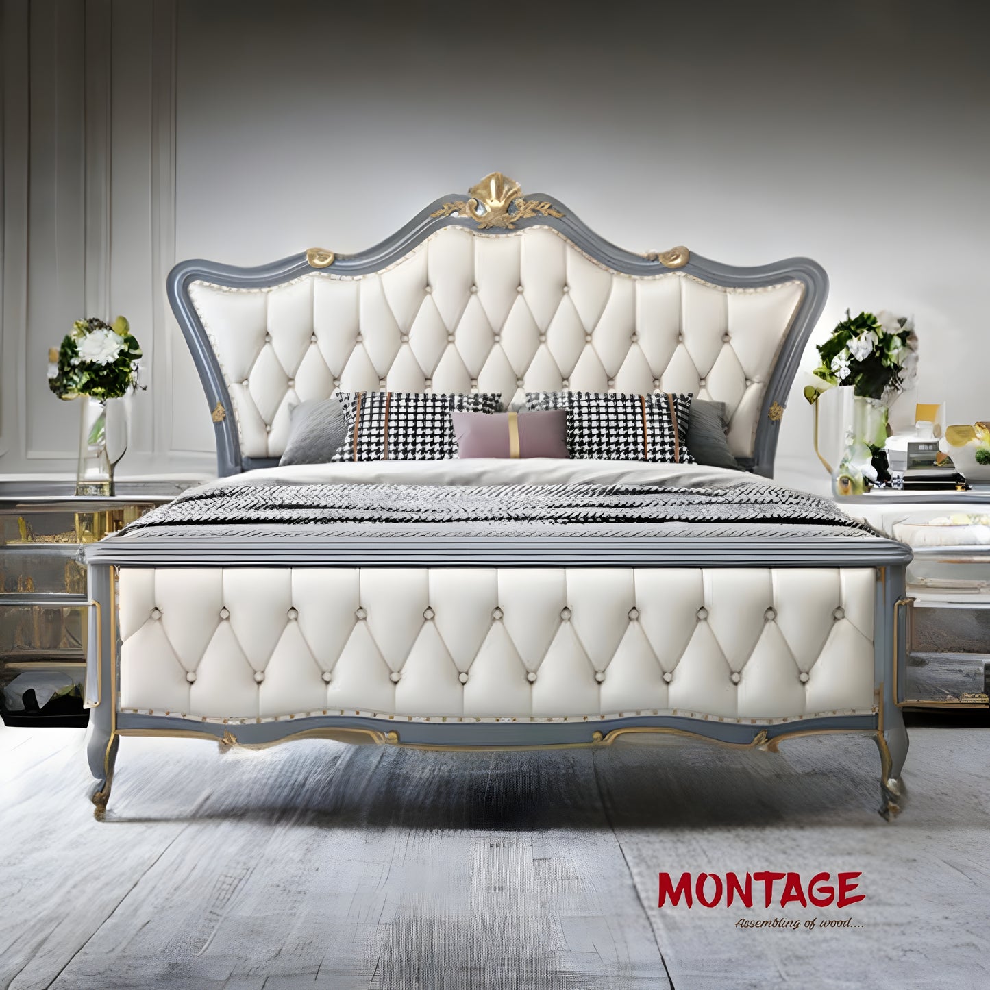 Majestic Oasis American Style upholstered Bed