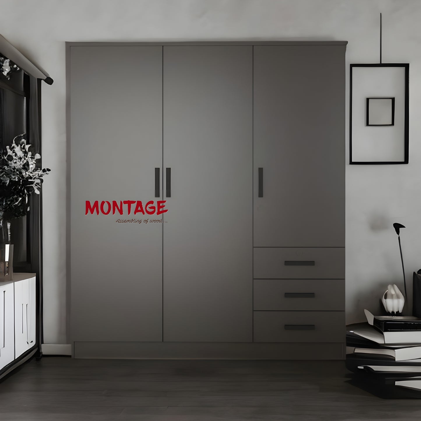 Gray Elegance Wardrobe