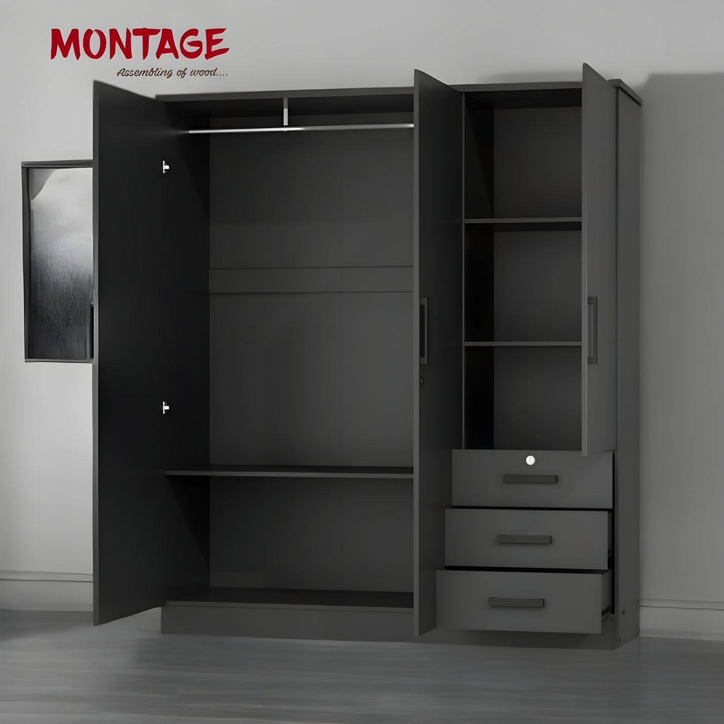 Gray Elegance Wardrobe