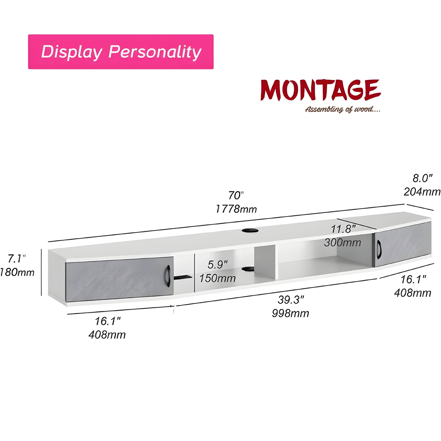 Urban Minimalist Media Console