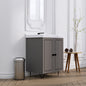 Grey Wash Basin Vanity with Bathroom Cabinet