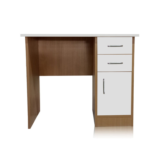 Wooden Study Table With Storage Office Furniture Engineered Wood