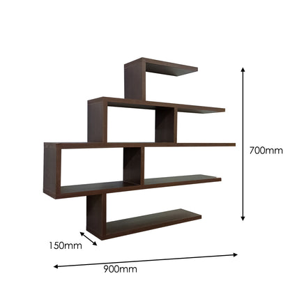 New Design Modern Wall Shelves Engineered Wood Rack Shelves