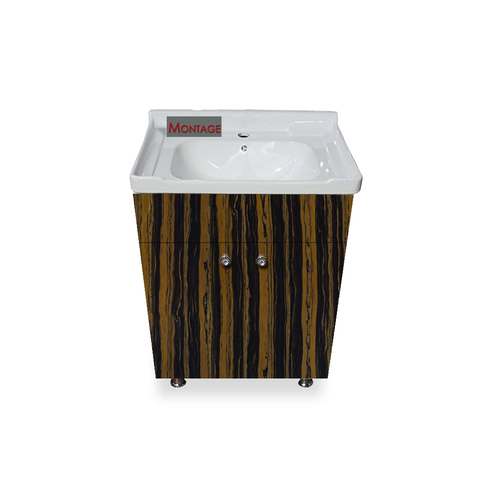 Wash Basin Vanity With Cabinet High Quality HDHMR Engineered Wood