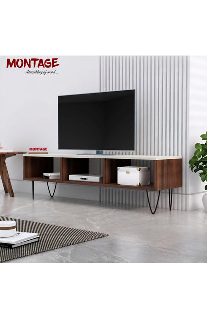 LED TV Cabinet 50 INCH for Living Room with Open Storage