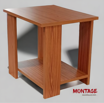 Engineered Wood Bed Side Table Rectangular Stool