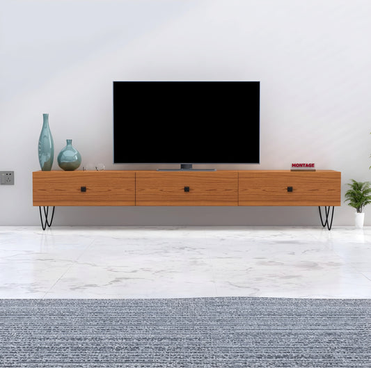 LED TV Cabinet for Living Room with Drawer Storage