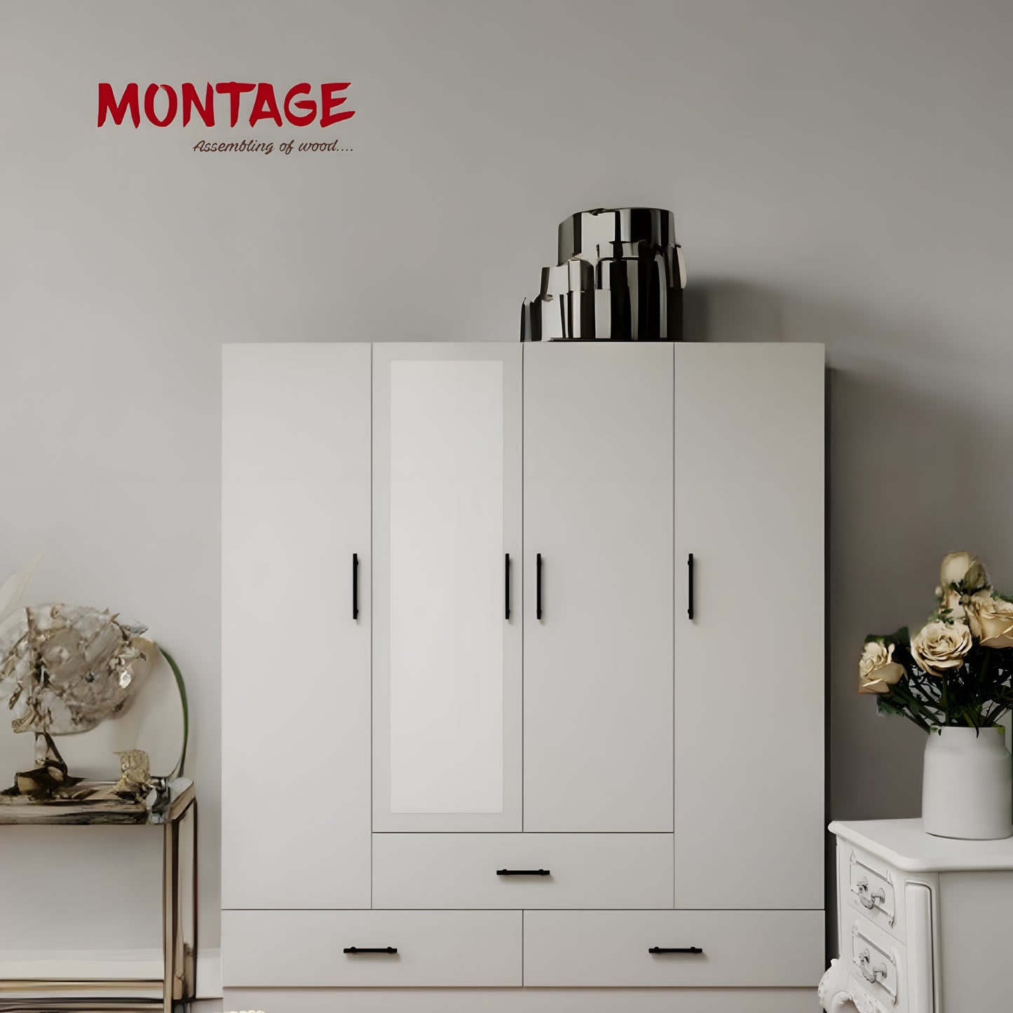 Vision white Wardrobe