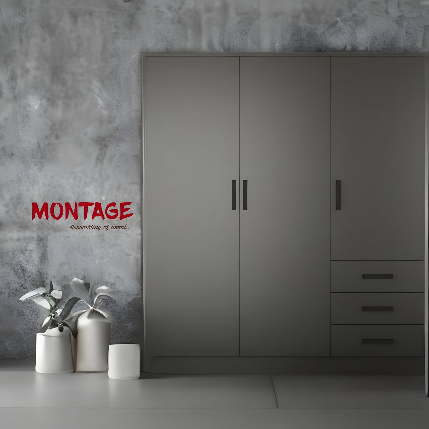 Gray Elegance Wardrobe