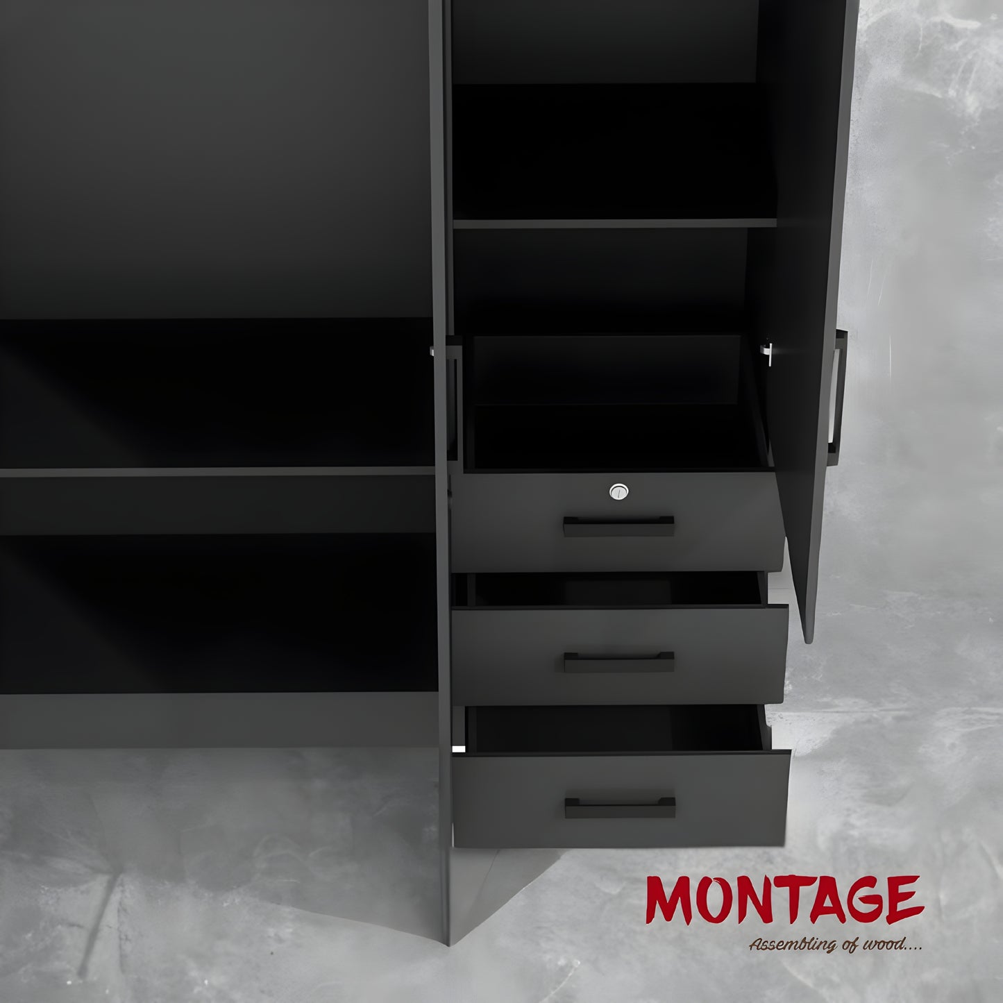 Gray Elegance Wardrobe