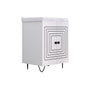 Wash Basin Vanity with Ceramic Washbasin Sink (White)